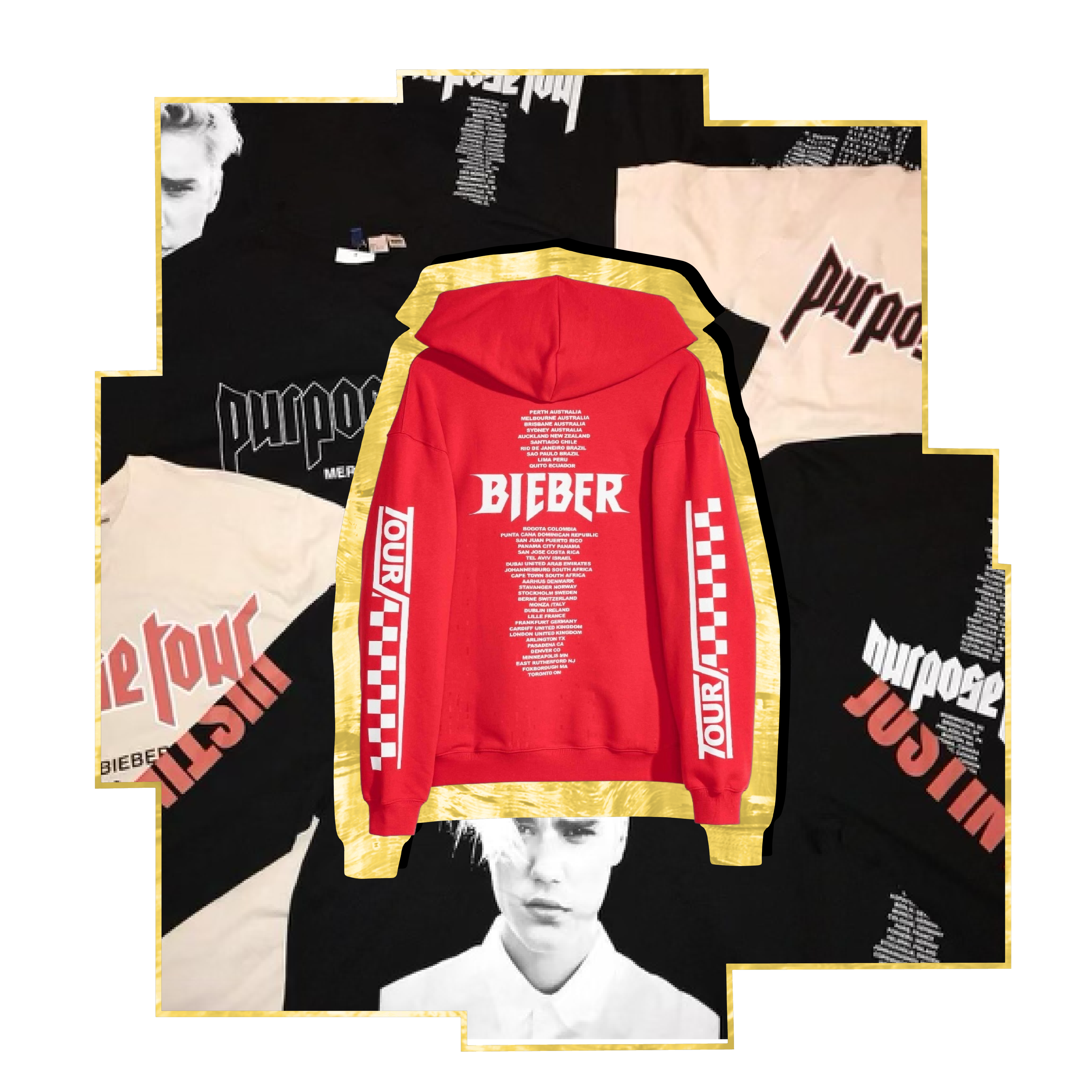 Red tour dates - red hoodie
