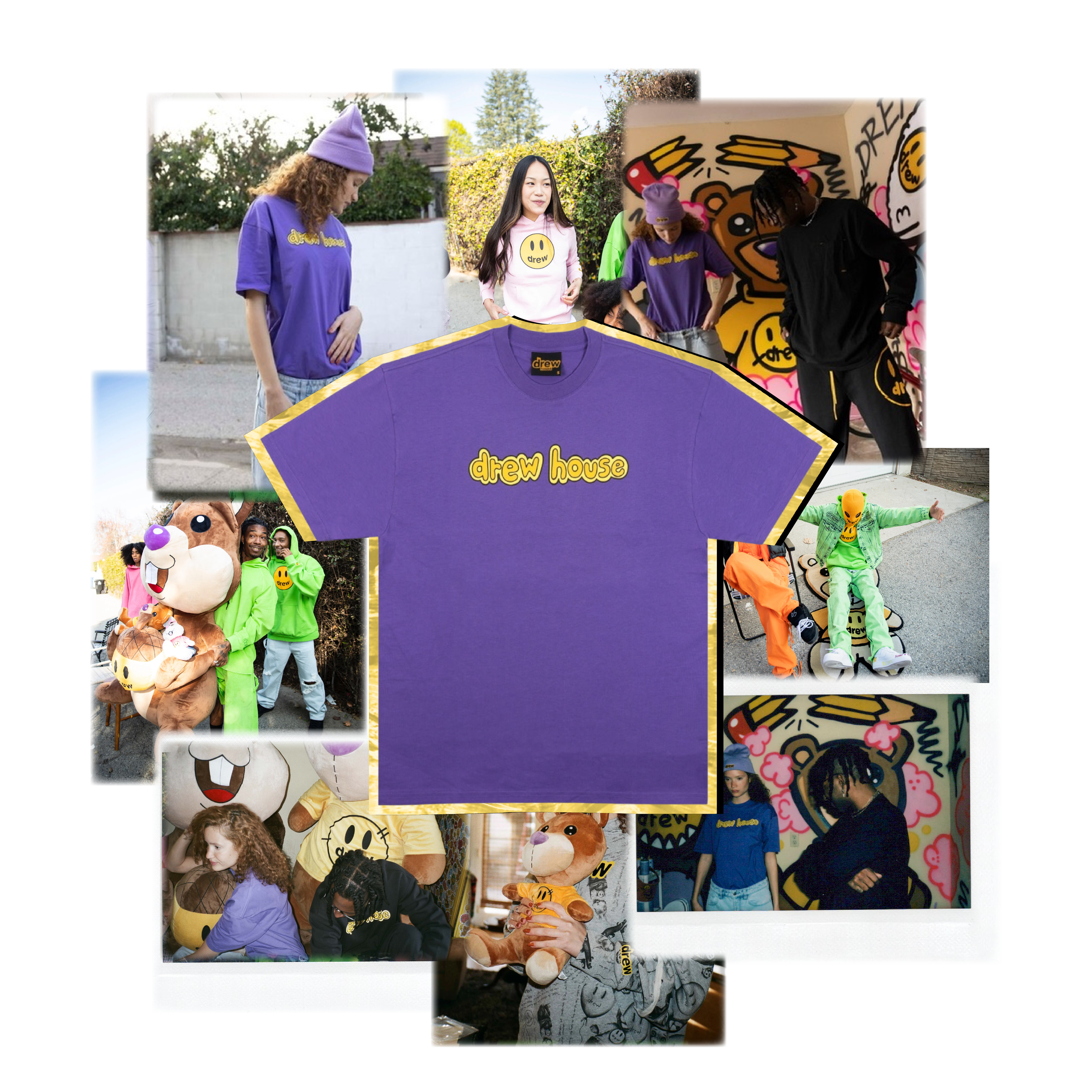 Drew House ss - tee violet