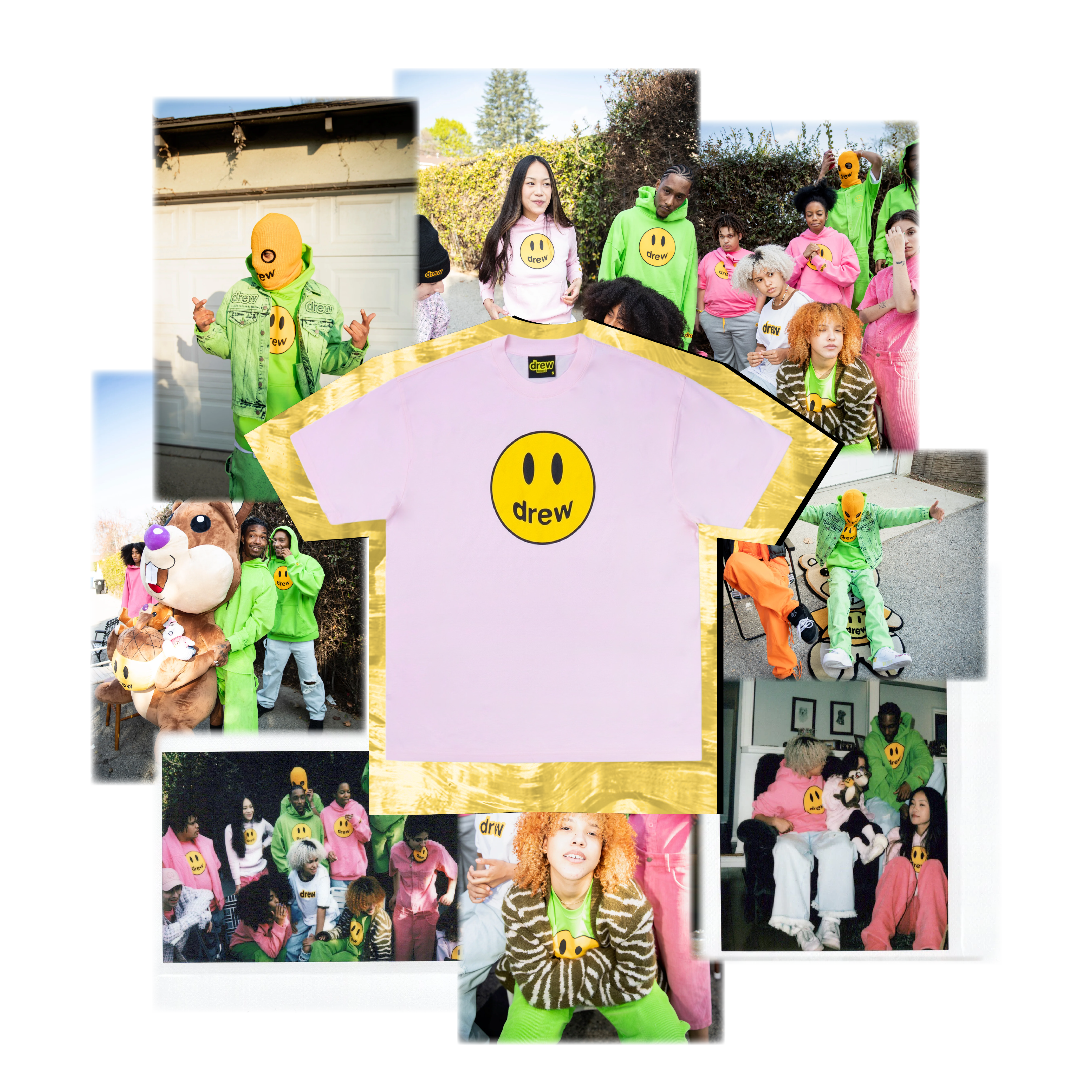 Mascot tee - pale pink