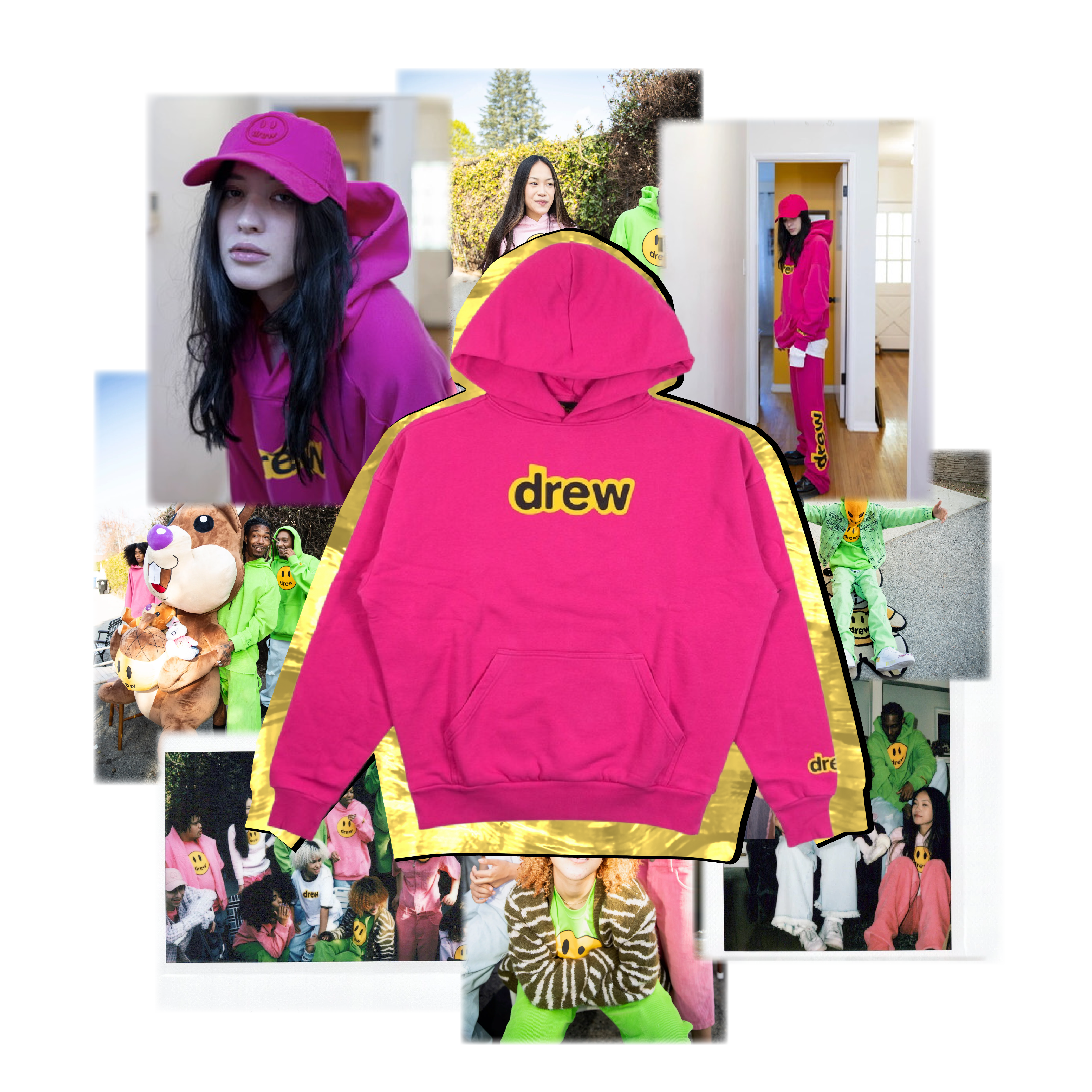 Secret hoodie - magenta