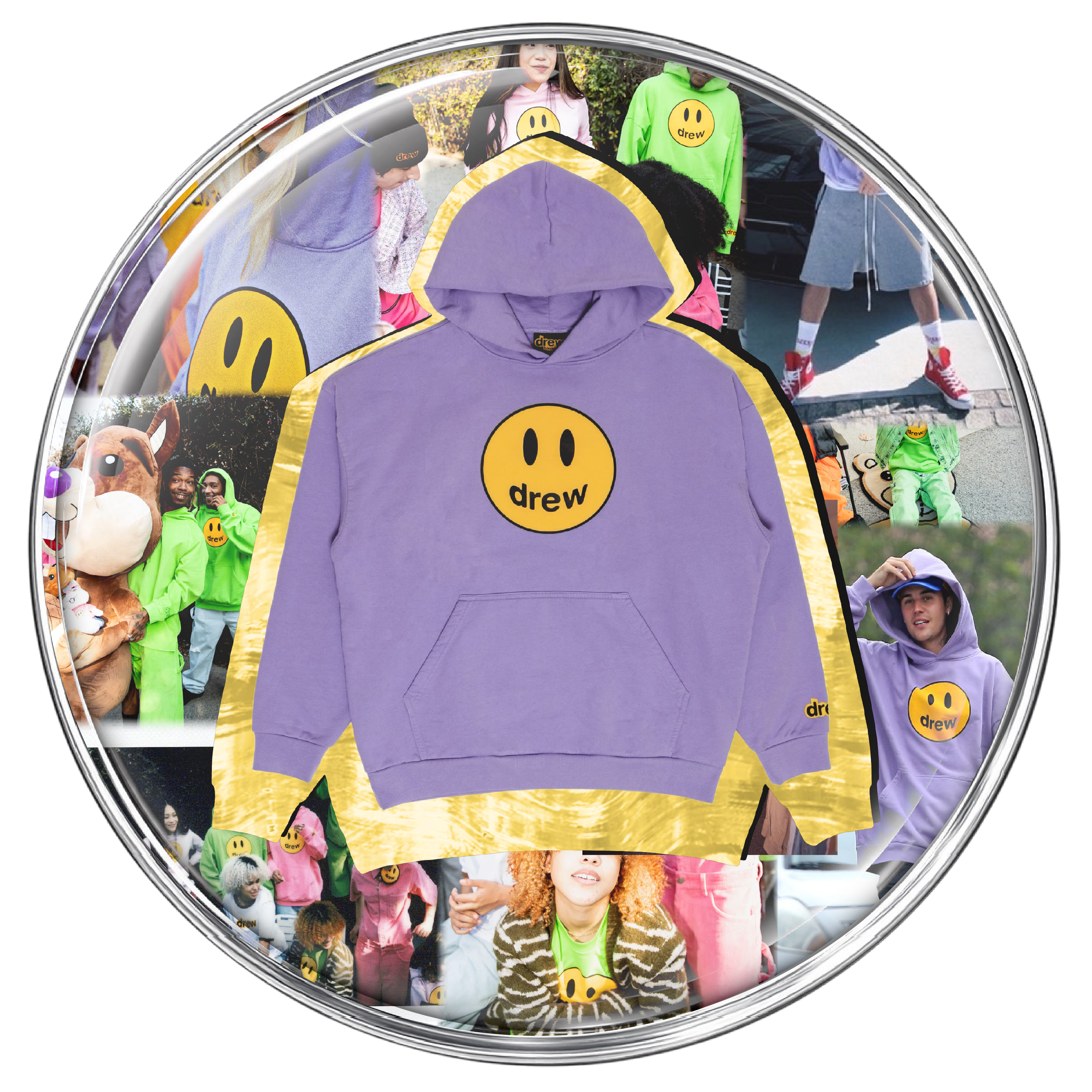 Mascot hoodie - lavender