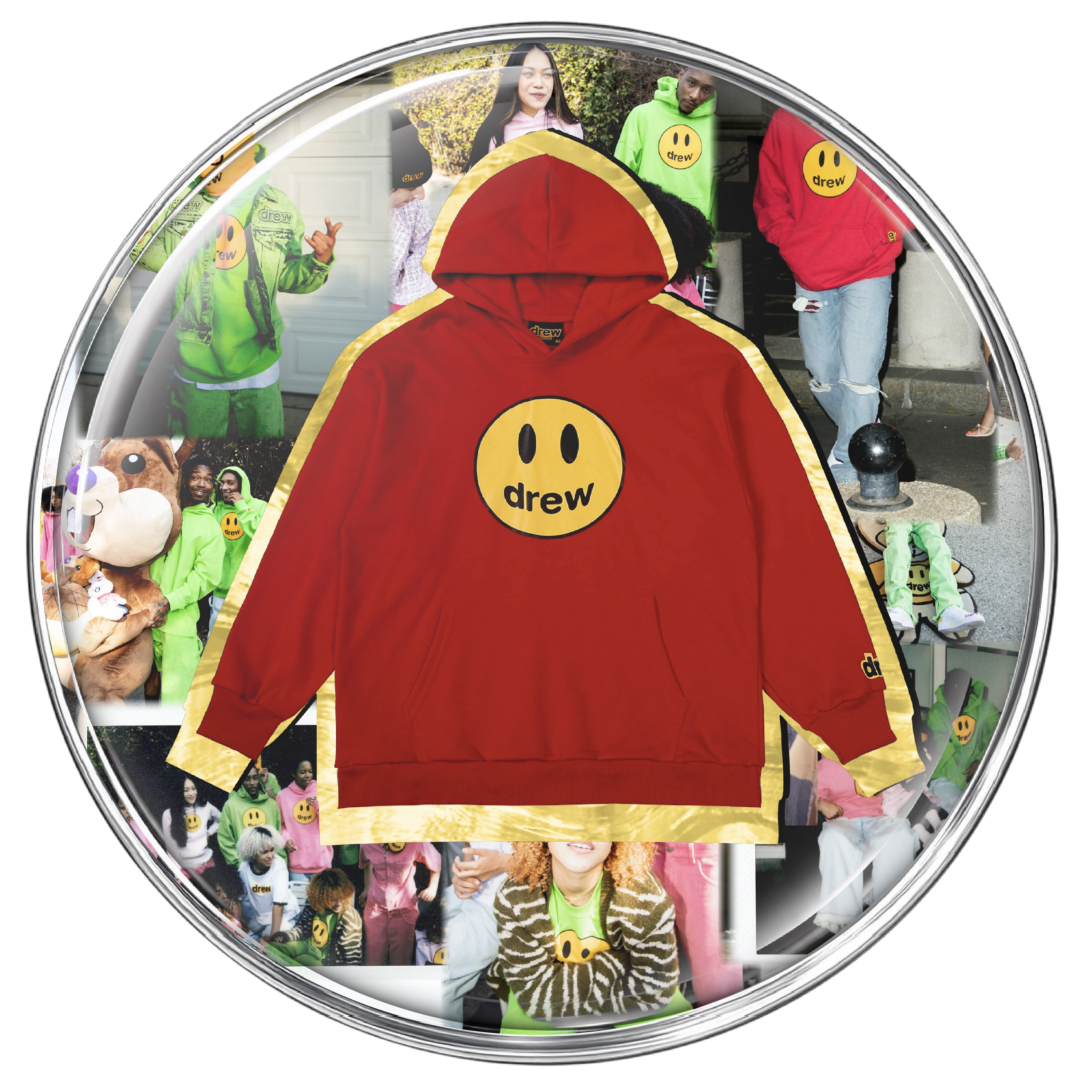 Mascot hoodie - red