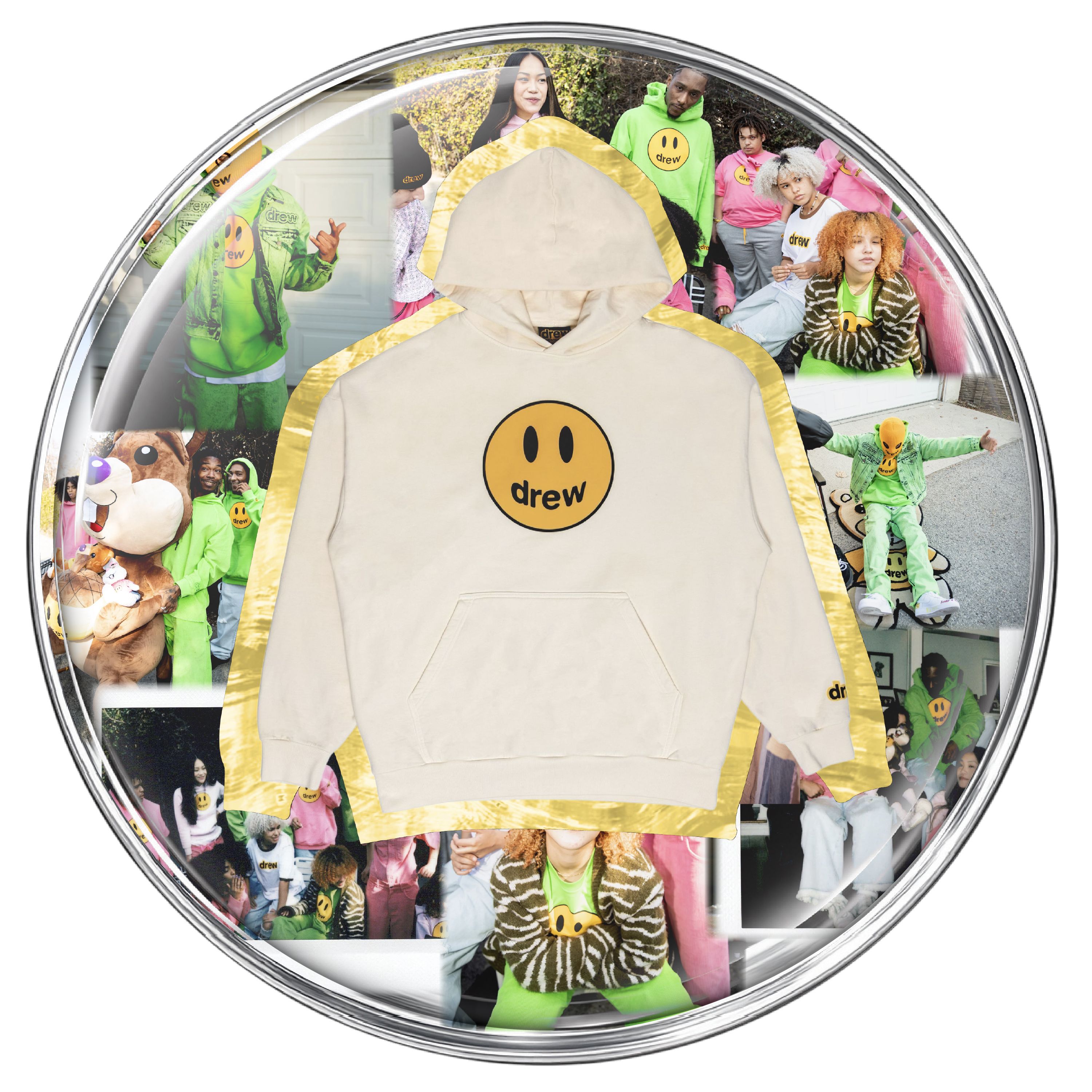 Mascot hoodie - white