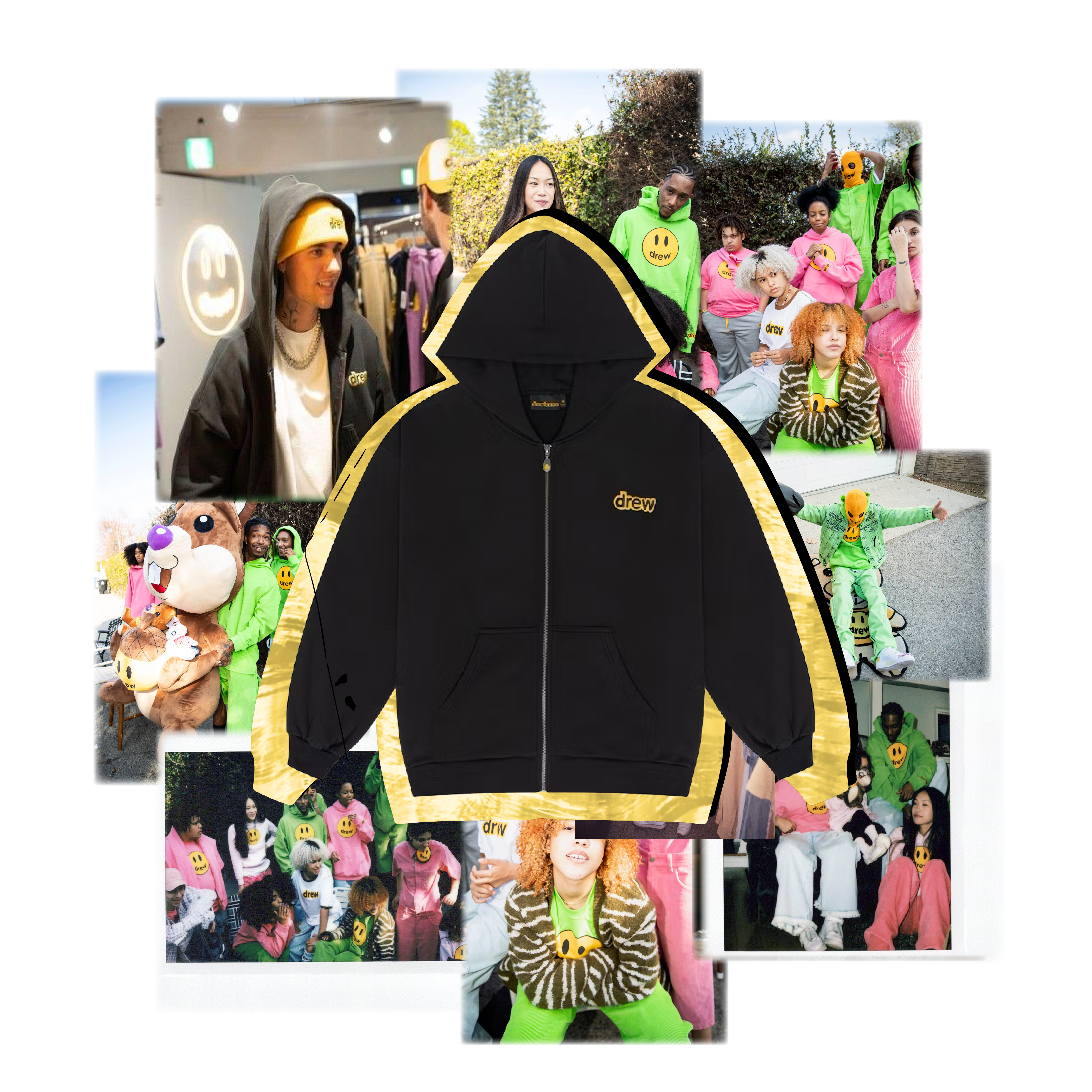 Mascot Hoodie - Lime