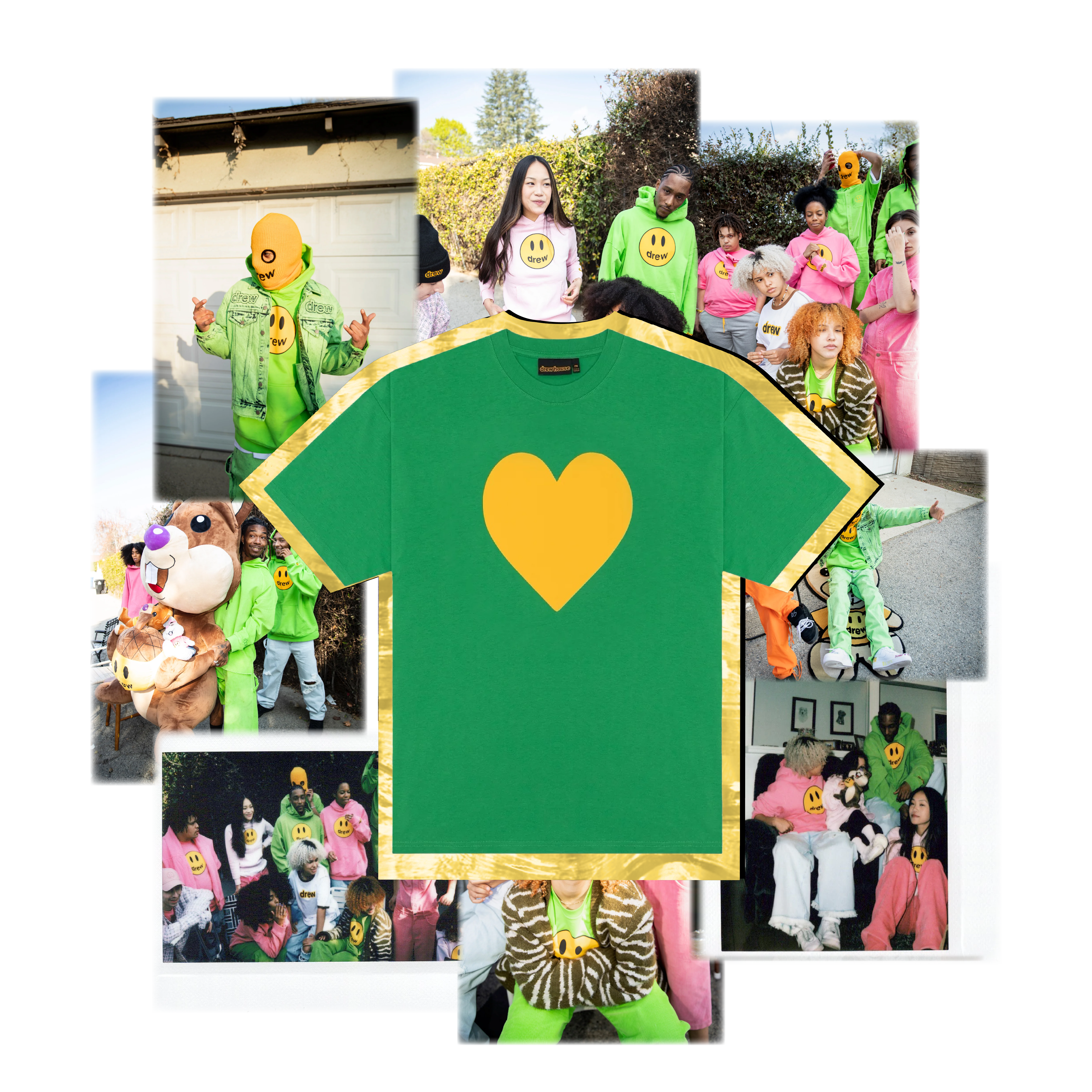 Love tee - green