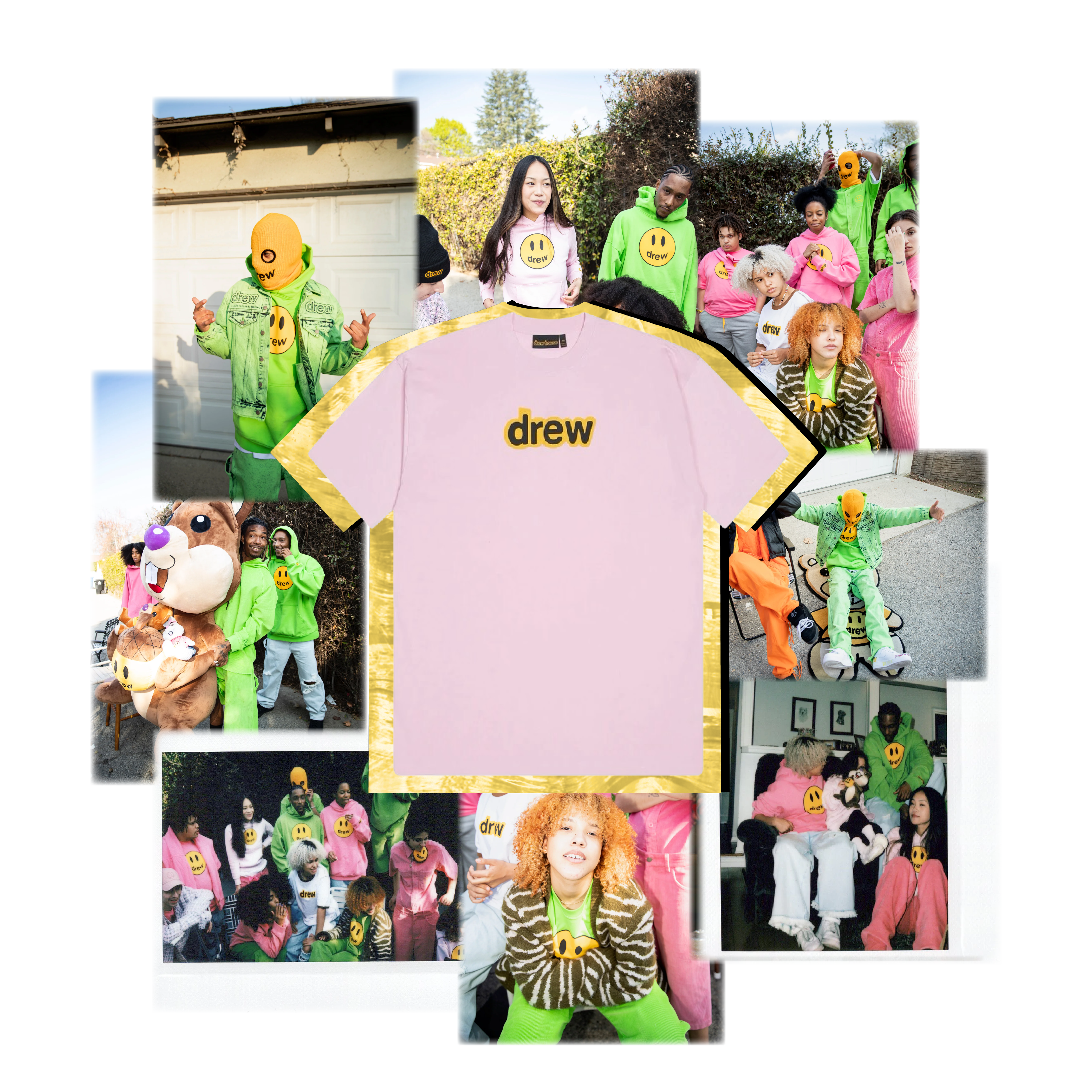 Mascot tee - pale pink