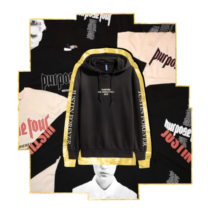 Justin forever - black hoodie