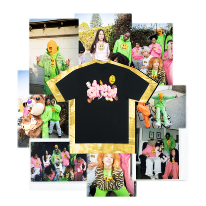 Doodle joy - tee black
