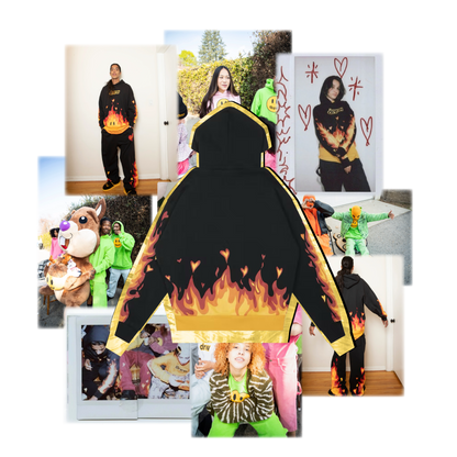 Drew house fire - hoodie black