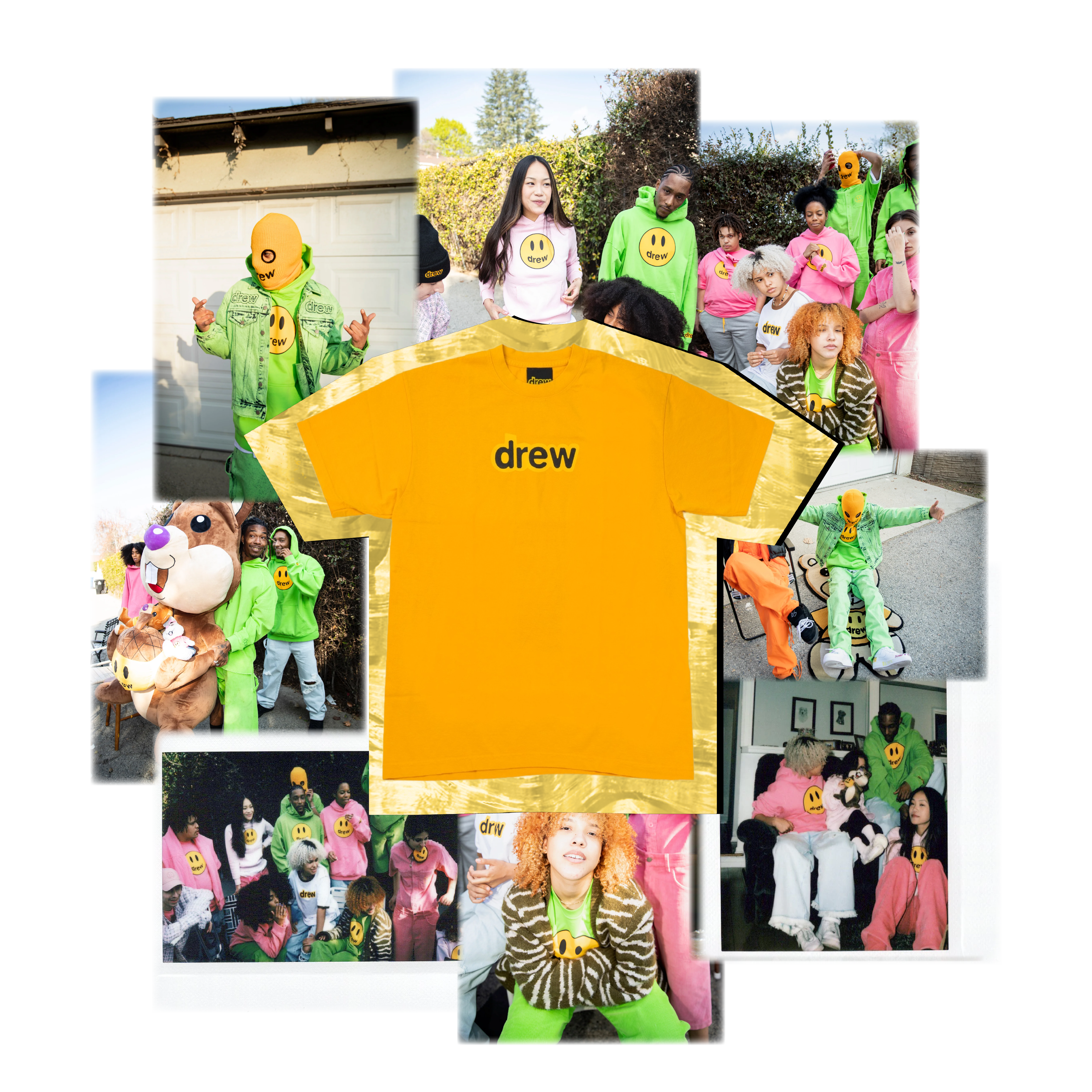 Secret tee - golden yellow