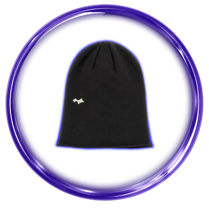 SKYLRK BEANIE - BLACK