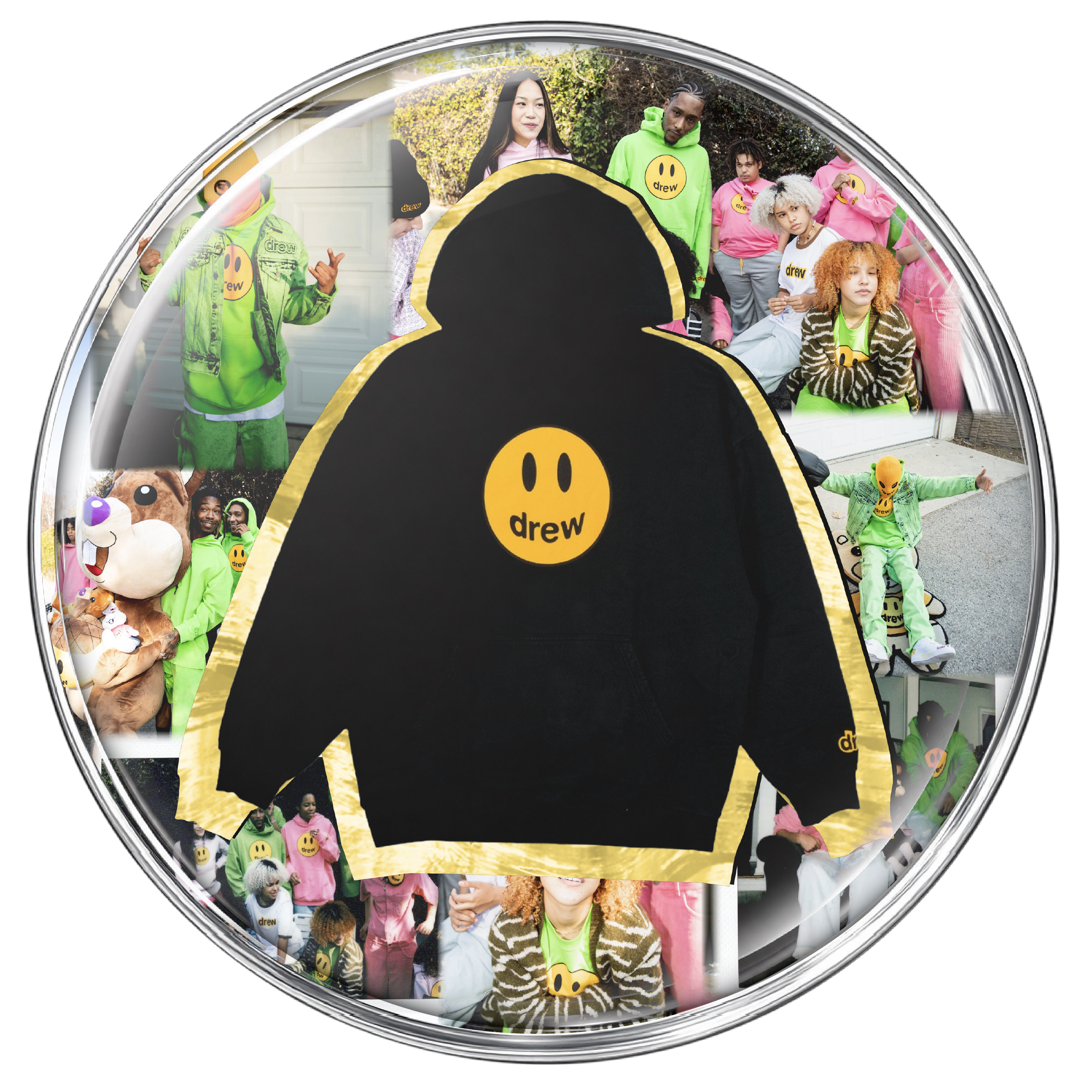 Mascot hoodie - black