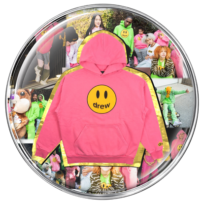 Mascot hoodie - hotpink