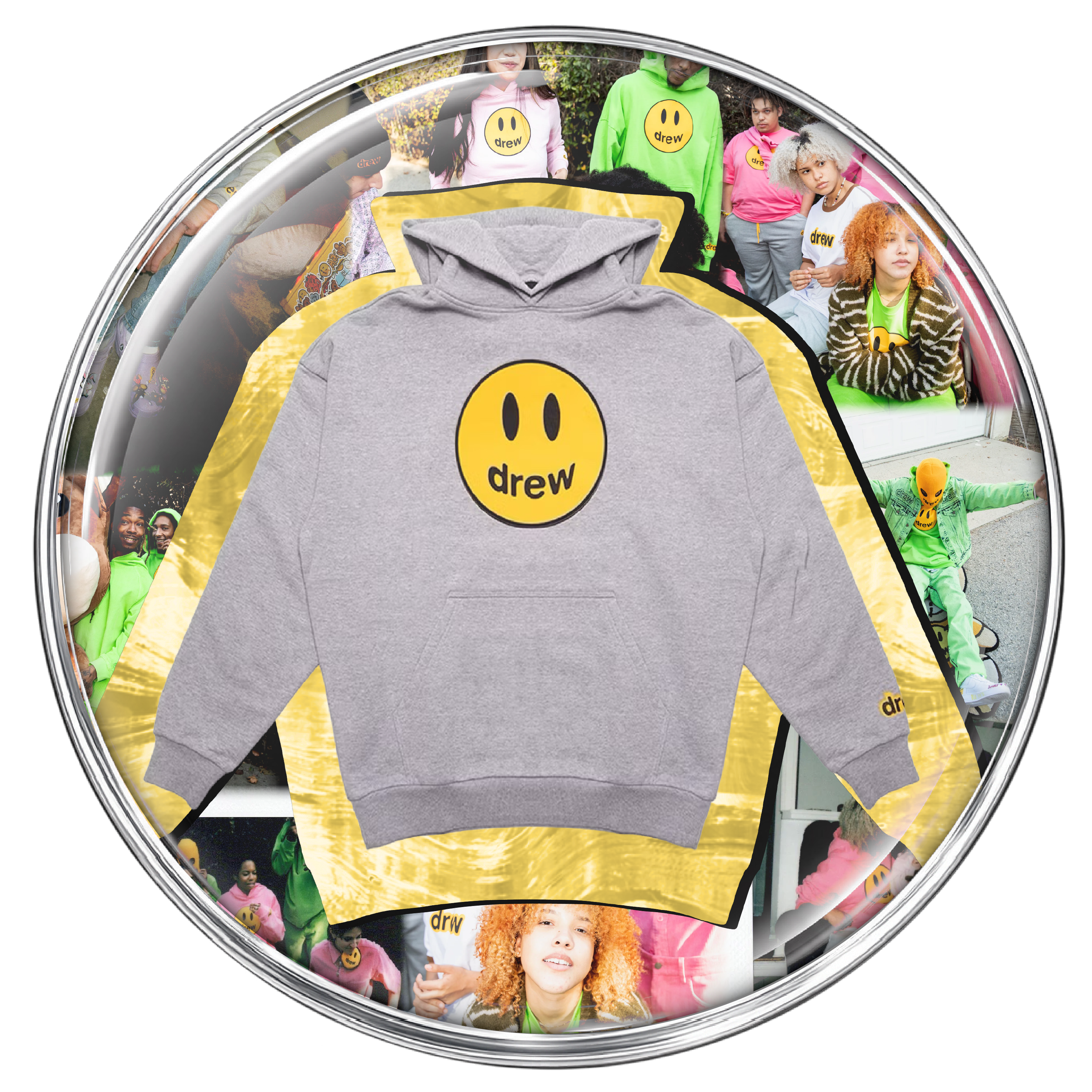 Mascot hoodie - grey