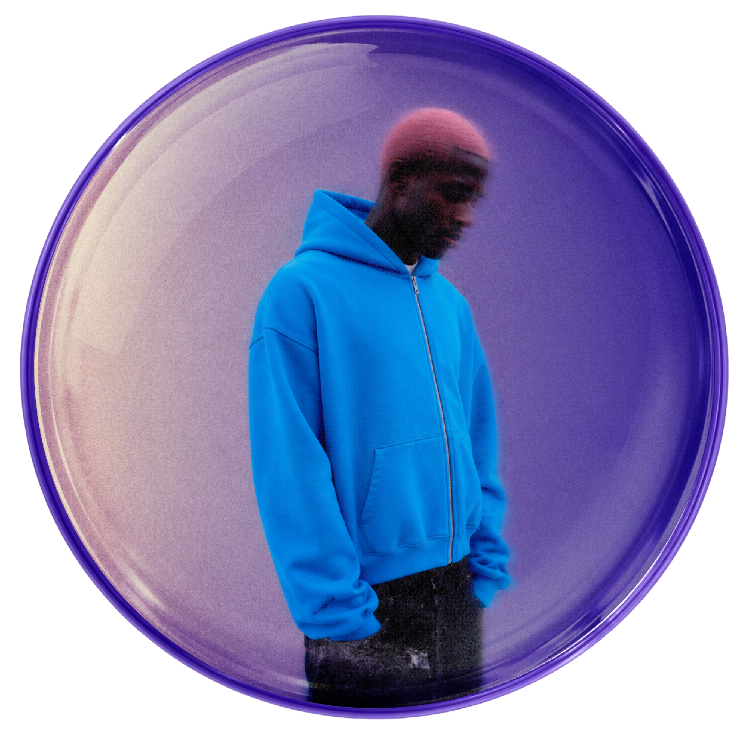 SKYLRK ZIP HOODIE - BLUE