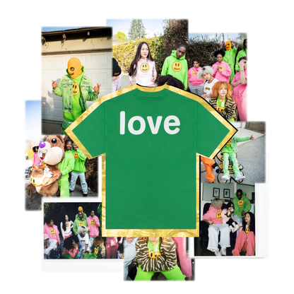 Love tee - green