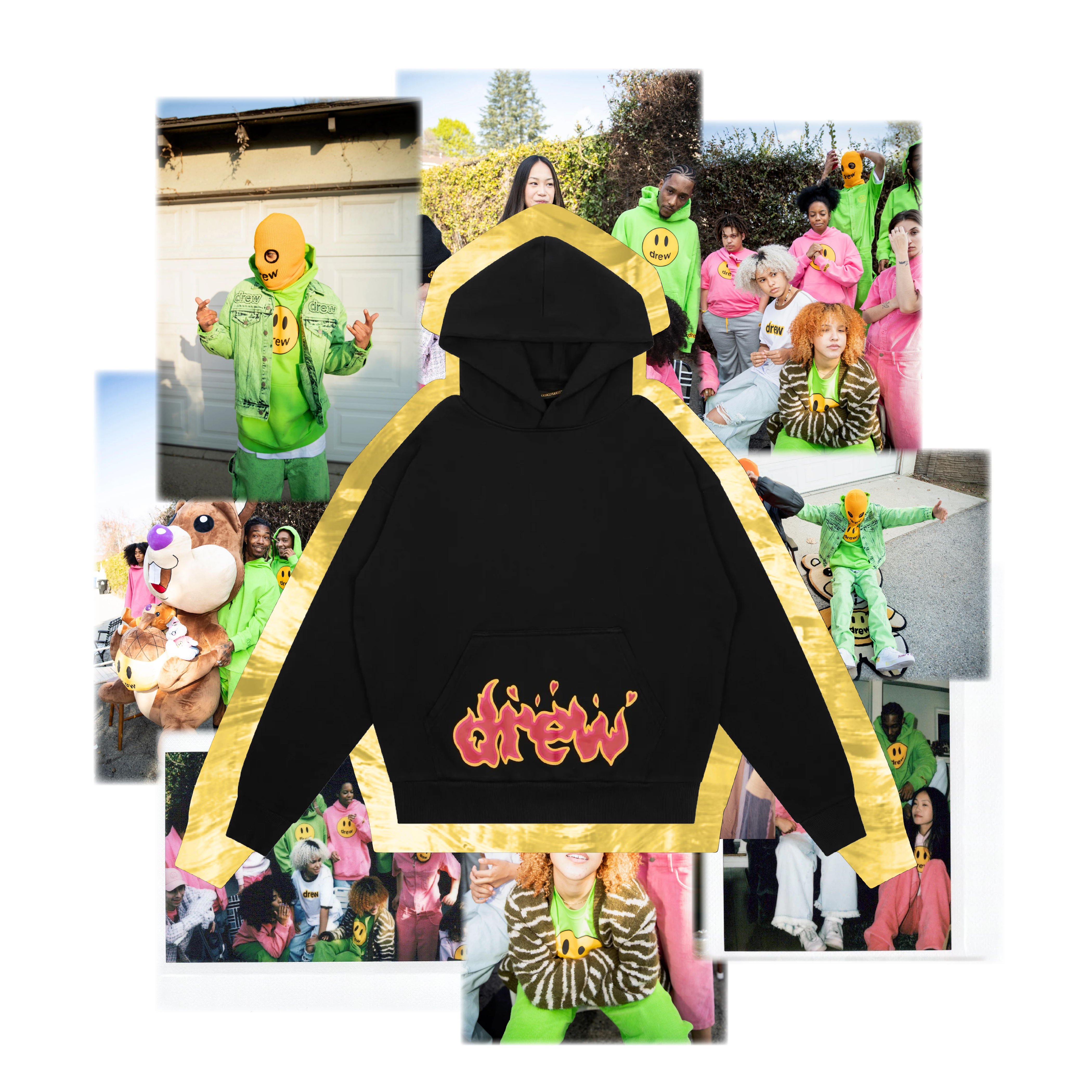 Lit drew - black hoodie