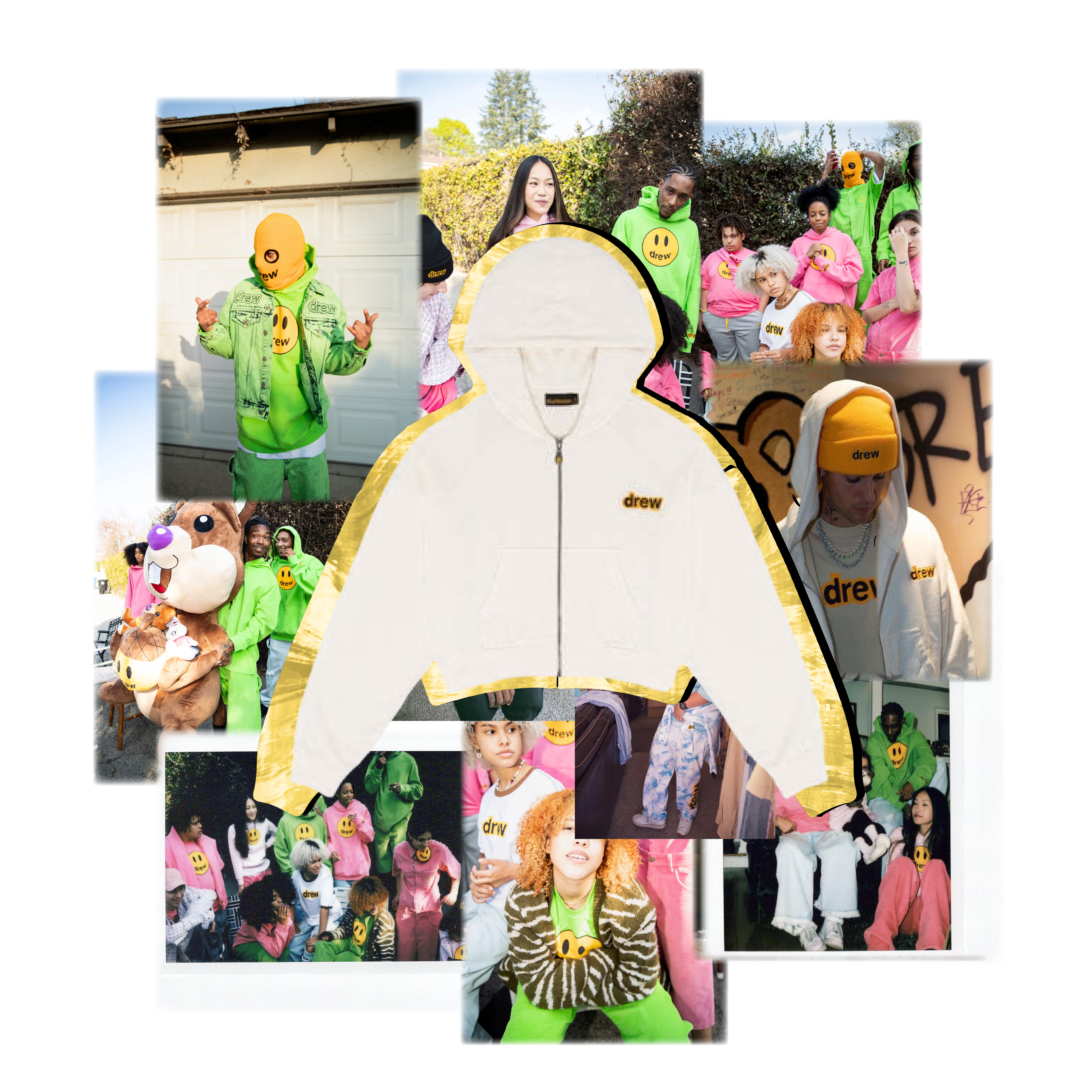 Mascot Hoodie - Lime